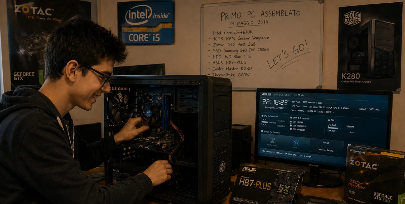 Primo PC assemblato